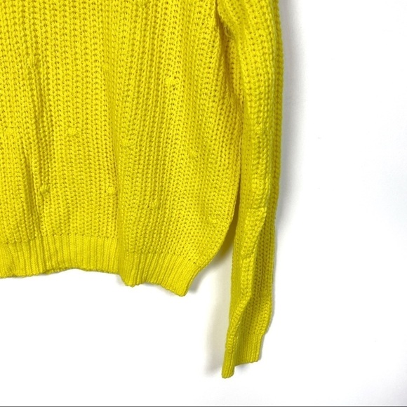 ABOUND Ribbed Knit Dolman Sweater Yellow Meadow XL - Picture 5 of 9